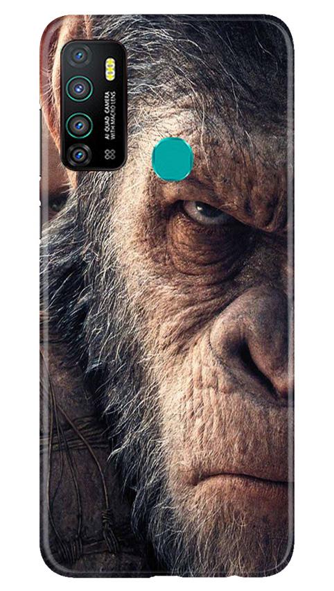Angry Ape Mobile Back Case for Infinix Hot 9 (Design - 316)