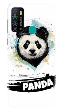 Panda Mobile Back Case for Infinix Hot 9 (Design - 319)
