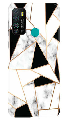 Marble Texture Mobile Back Case for Infinix Hot 9 (Design - 322)