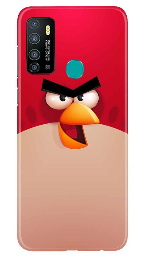 Angry Bird Red Mobile Back Case for Infinix Hot 9 (Design - 325)