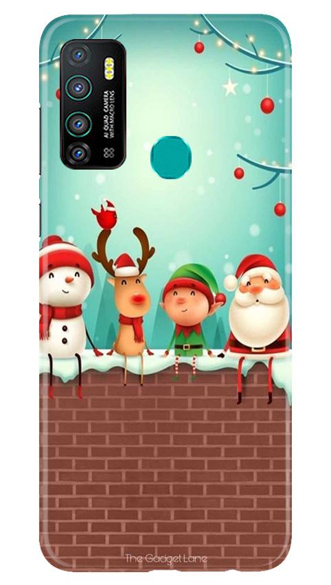 Santa Claus Mobile Back Case for Infinix Hot 9 (Design - 334)