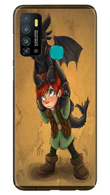 Dragon Mobile Back Case for Infinix Hot 9 (Design - 336)