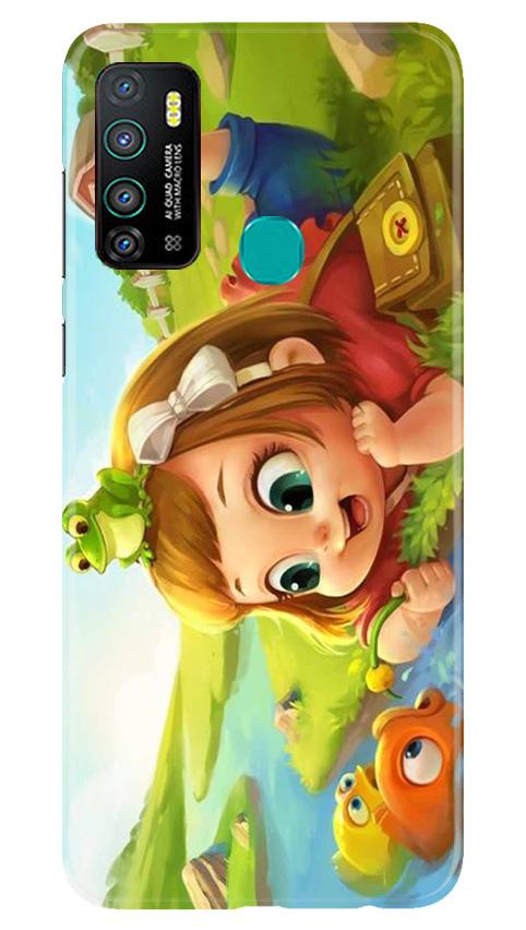 Baby Girl Mobile Back Case for Infinix Hot 9 (Design - 339)