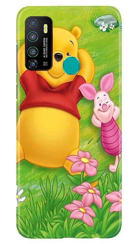 Winnie The Pooh Mobile Back Case for Infinix Hot 9 (Design - 348)