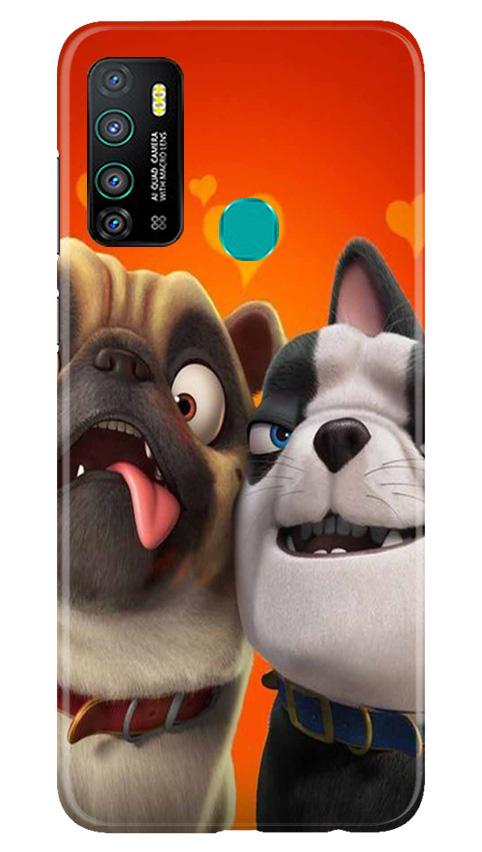 Dog Puppy Mobile Back Case for Infinix Hot 9 (Design - 350)
