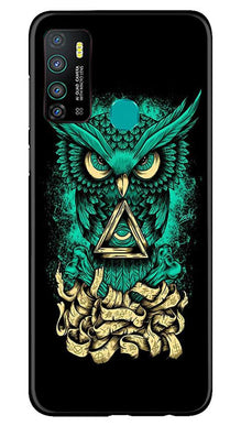 Owl Mobile Back Case for Infinix Hot 9 (Design - 358)