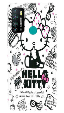 Hello Kitty Mobile Back Case for Infinix Hot 9 (Design - 361)