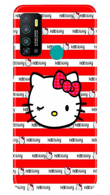 Hello Kitty Mobile Back Case for Infinix Hot 9 (Design - 364)