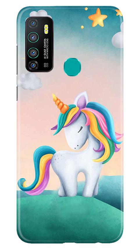 Unicorn Mobile Back Case for Infinix Hot 9 (Design - 366)