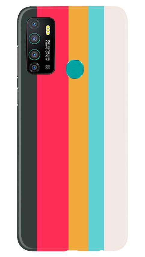 Color Pattern Mobile Back Case for Infinix Hot 9 (Design - 369)