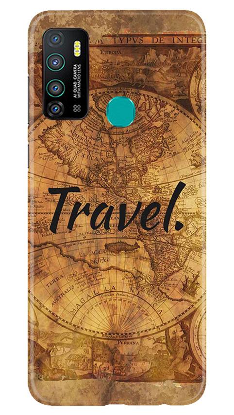 Travel Mobile Back Case for Infinix Hot 9 (Design - 375)