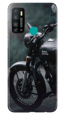 Royal Enfield Mobile Back Case for Infinix Hot 9 (Design - 380)