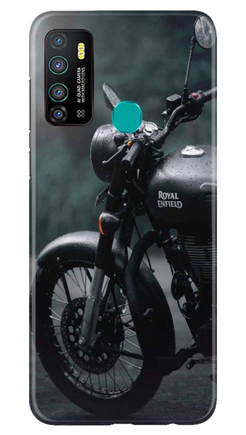 Royal Enfield Mobile Back Case for Infinix Hot 9 (Design - 380)