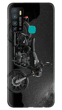 Royal Enfield Mobile Back Case for Infinix Hot 9 (Design - 381)
