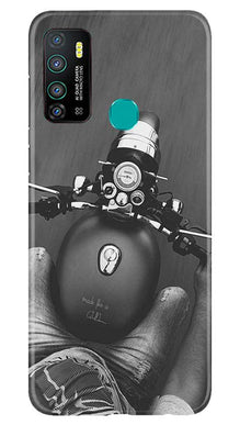 Royal Enfield Mobile Back Case for Infinix Hot 9 (Design - 382)