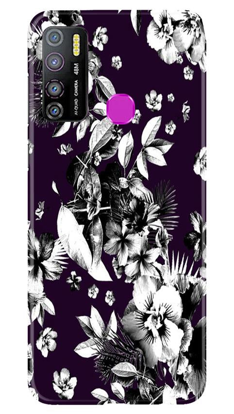white flowers Case for Infinix Hot 9 Pro