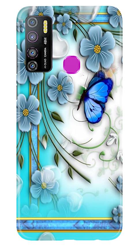Blue Butterfly Case for Infinix Hot 9 Pro