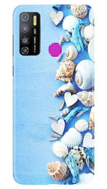 Sea Shells2 Mobile Back Case for Infinix Hot 9 Pro (Design - 64)