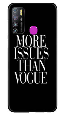 More Issues than Vague Mobile Back Case for Infinix Hot 9 Pro (Design - 74)
