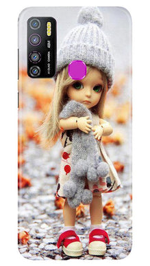 Cute Doll Mobile Back Case for Infinix Hot 9 Pro (Design - 93)