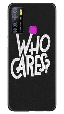 Who Cares Mobile Back Case for Infinix Hot 9 Pro (Design - 94)