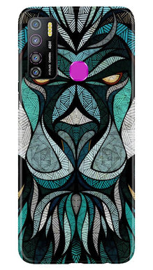 Lion Mobile Back Case for Infinix Hot 9 Pro (Design - 97)