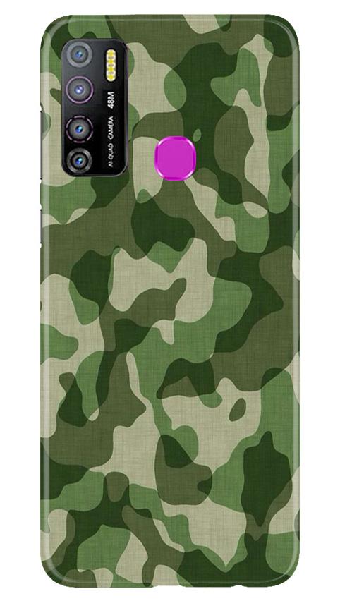 Army Camouflage Case for Infinix Hot 9 Pro  (Design - 106)