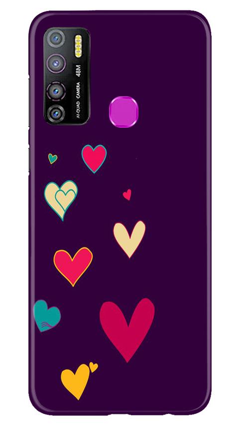 Purple Background Case for Infinix Hot 9 Pro  (Design - 107)