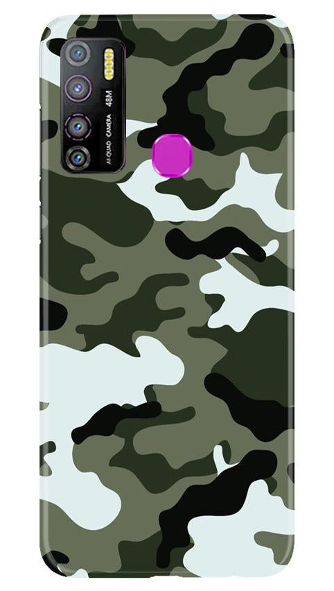Army Camouflage Case for Infinix Hot 9 Pro  (Design - 108)