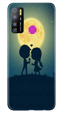 Love Couple Mobile Back Case for Infinix Hot 9 Pro  (Design - 109)