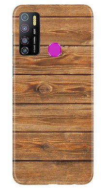 Wooden Look Mobile Back Case for Infinix Hot 9 Pro  (Design - 113)
