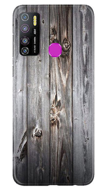 Wooden Look Mobile Back Case for Infinix Hot 9 Pro  (Design - 114)