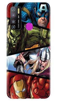 Avengers Superhero Mobile Back Case for Infinix Hot 9 Pro  (Design - 124)