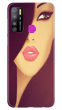 Girlish Mobile Back Case for Infinix Hot 9 Pro  (Design - 130)