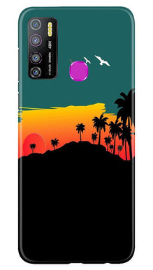 Sky Trees Mobile Back Case for Infinix Hot 9 Pro (Design - 191)