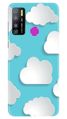 Clouds Mobile Back Case for Infinix Hot 9 Pro (Design - 210)