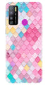 Pink Pattern Case for Infinix Hot 9 Pro (Design No. 215)