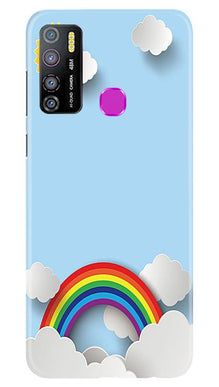 Rainbow Mobile Back Case for Infinix Hot 9 Pro (Design - 225)