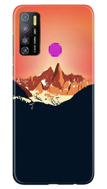 Mountains Mobile Back Case for Infinix Hot 9 Pro (Design - 227)