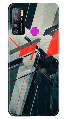 Modern Art Mobile Back Case for Infinix Hot 9 Pro (Design - 231)