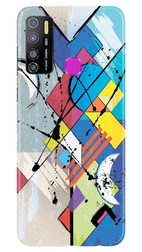Modern Art Case for Infinix Hot 9 Pro (Design No. 235)