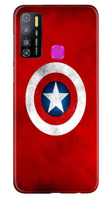 Captain America Mobile Back Case for Infinix Hot 9 Pro (Design - 249)