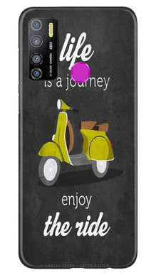 Life is a Journey Mobile Back Case for Infinix Hot 9 Pro (Design - 261)