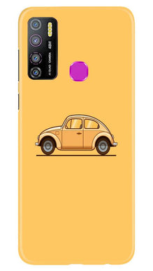 Vintage Car Mobile Back Case for Infinix Hot 9 Pro (Design - 262)