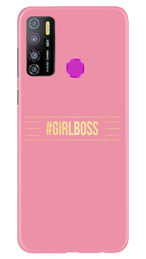 Girl Boss Pink Case for Infinix Hot 9 Pro (Design No. 263)