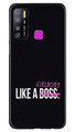 Like a Girl Boss Case for Infinix Hot 9 Pro (Design No. 265)