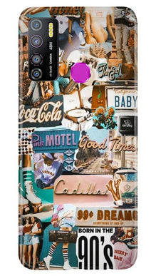 Vintage Design Mobile Back Case for Infinix Hot 9 Pro (Design - 284)