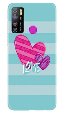 Love Mobile Back Case for Infinix Hot 9 Pro (Design - 299)