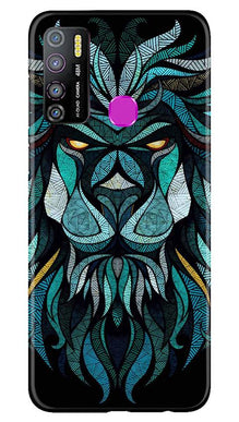Lion Mobile Back Case for Infinix Hot 9 Pro (Design - 314)