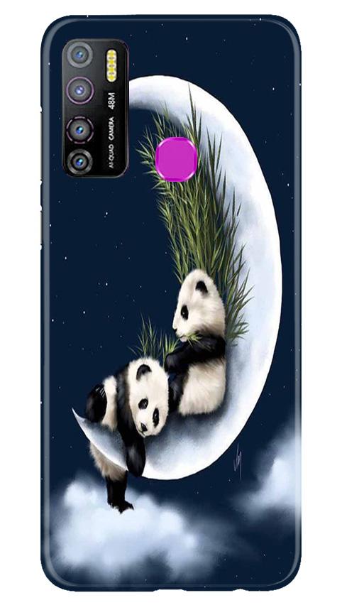 Panda Moon Mobile Back Case for Infinix Hot 9 Pro (Design - 318)